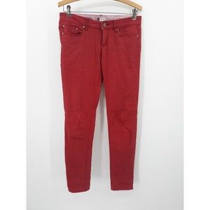 Roxy red skinny jeans women's size 27